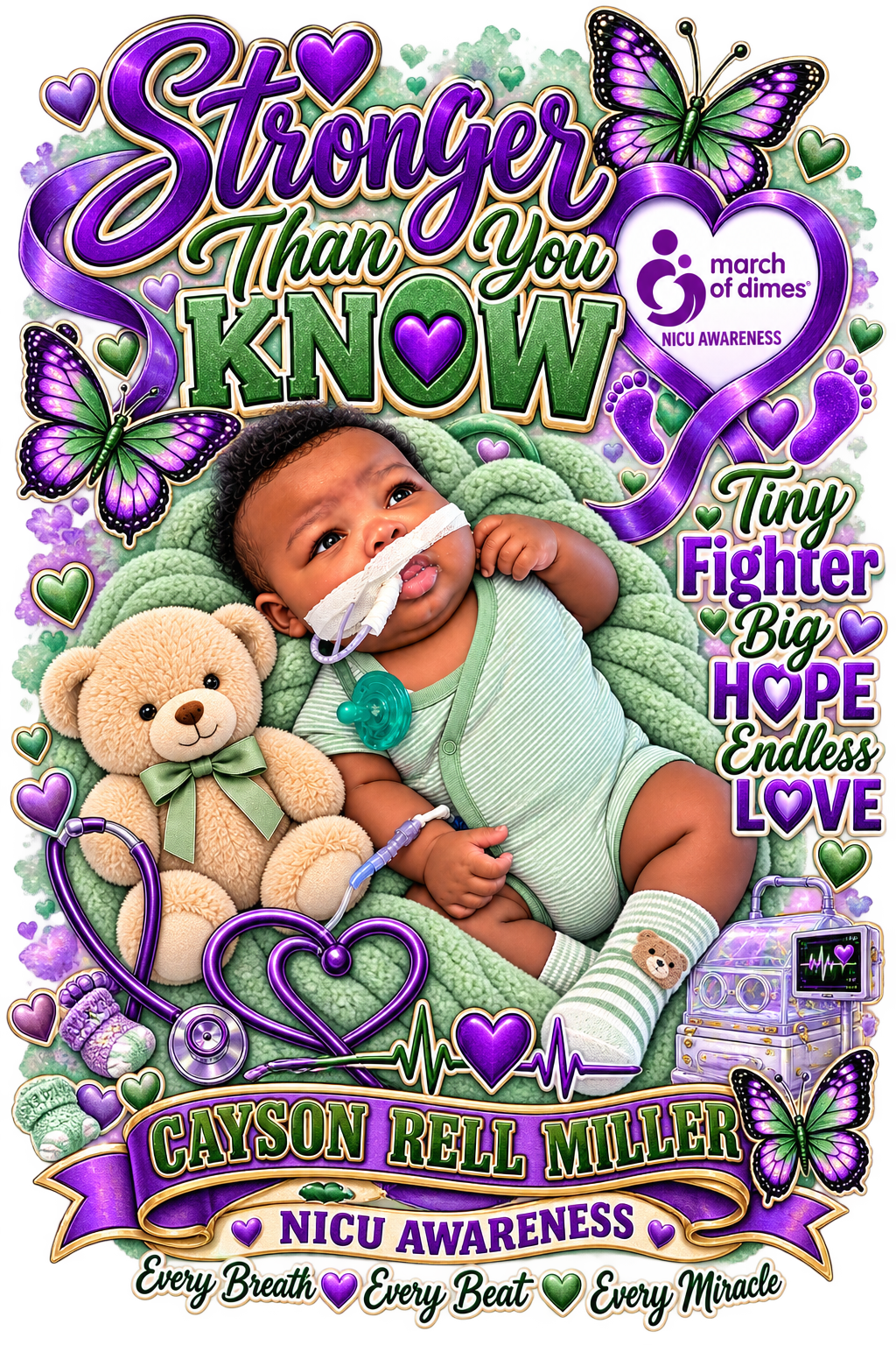 Supporting Caysons NICU JOURNEY