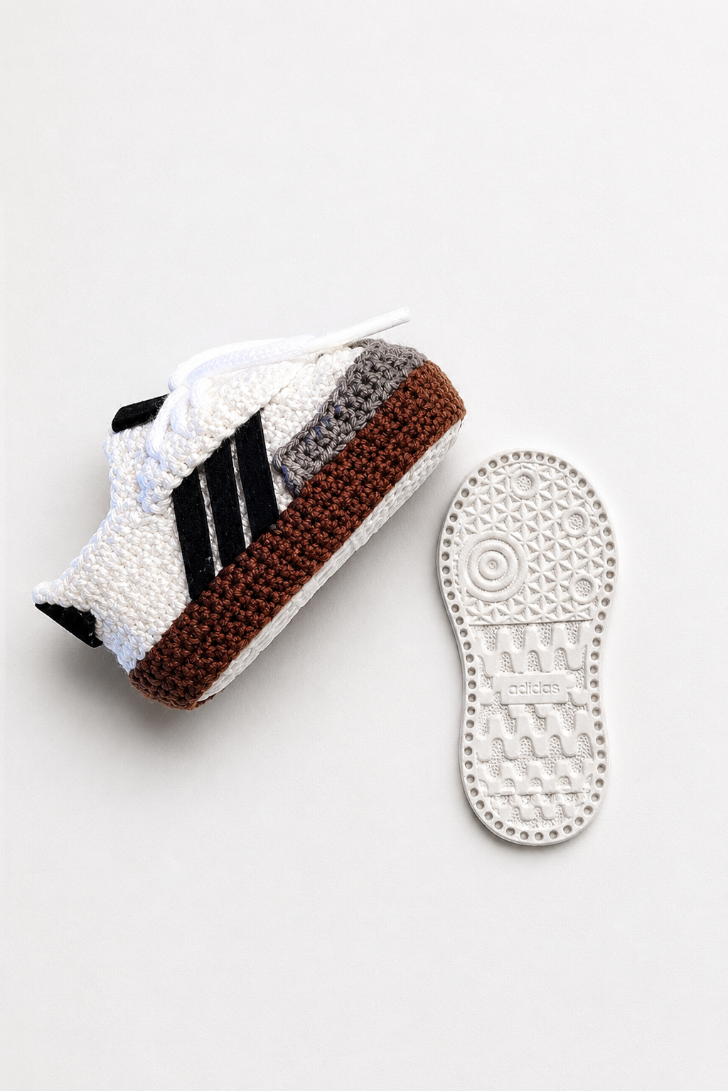 SAMBA INSPIRED CROCHET SOLES SET OF 2(70 stitch around CT)