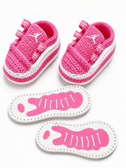 RETRO INSPO BABY CROCHET SHOES