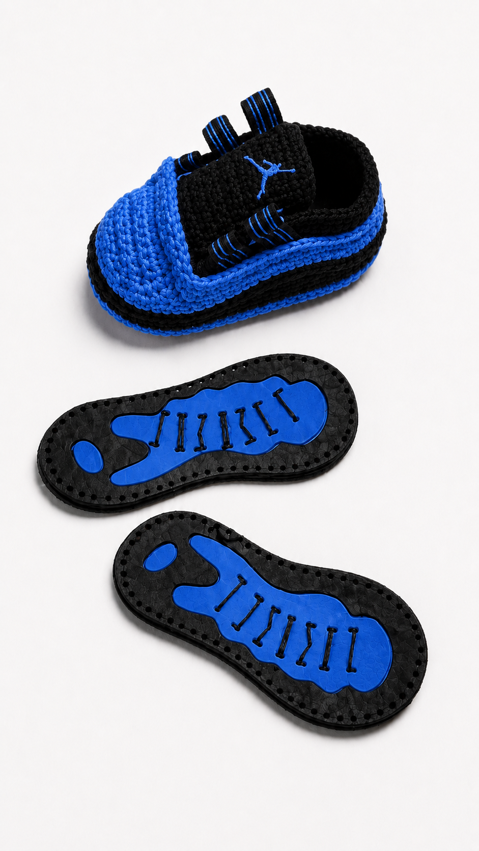 RETRO INSPO CROCHET SHOE SOLE SET OF 2