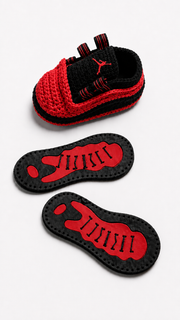 RETRO INSPO CROCHET SHOE SOLE SET OF 2