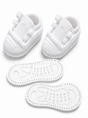 RETRO INSPO BABY CROCHET SHOES