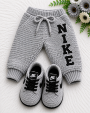 Crochet Sneaker Jogger Set