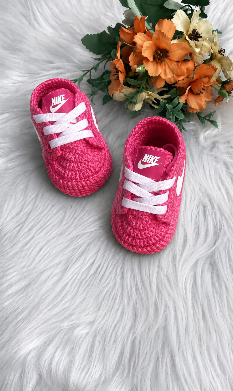 Handmade Crochet Baby Runner Sneakers