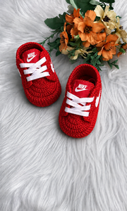 Handmade Crochet Baby Runner Sneakers