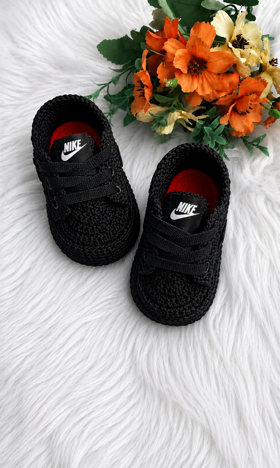 Handmade Crochet Baby Runner Sneakers