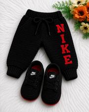 Crochet Sneaker Jogger Set