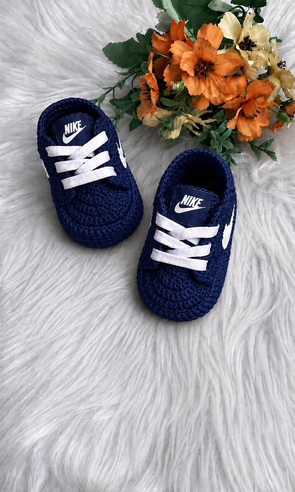 Handmade Crochet Baby Runner Sneakers
