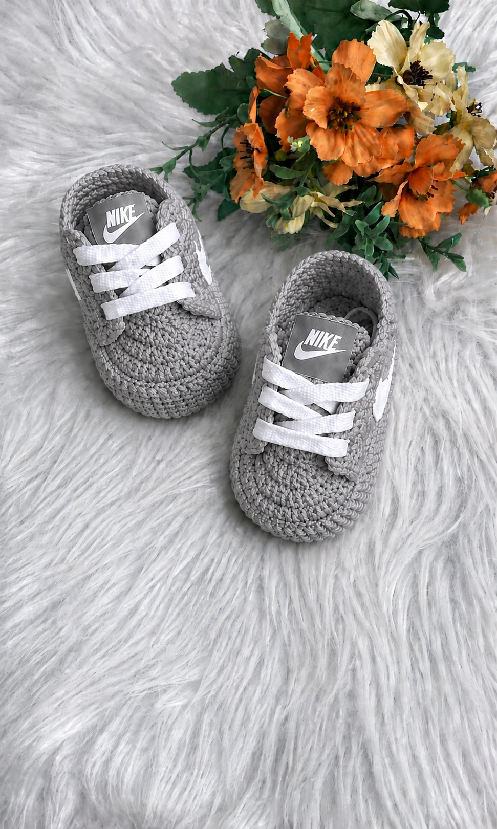 Handmade Crochet Baby Runner Sneakers