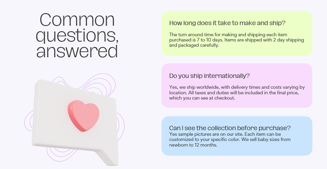 Common questions answered